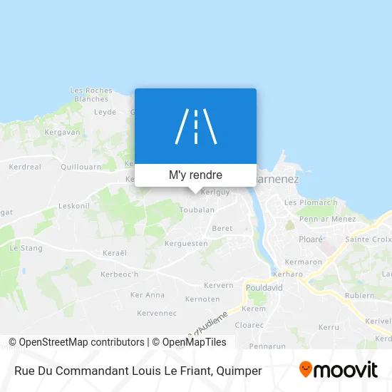 Rue Du Commandant Louis Le Friant plan