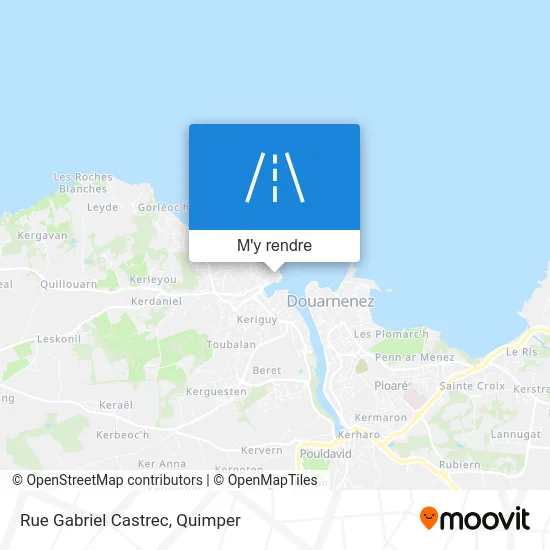 Rue Gabriel Castrec plan