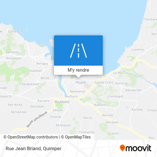 Rue Jean Briand plan