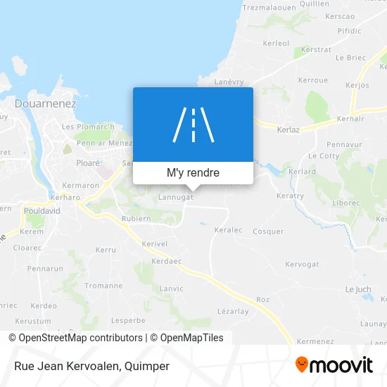 Rue Jean Kervoalen plan