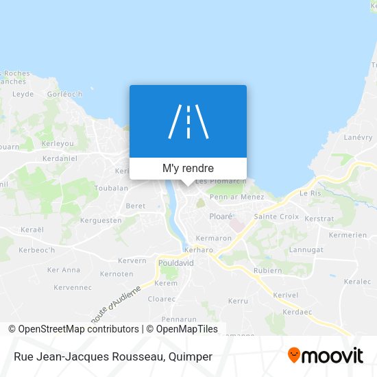 Rue Jean-Jacques Rousseau plan