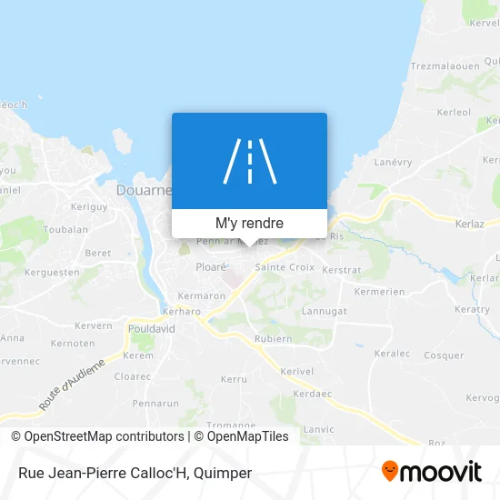 Rue Jean-Pierre Calloc'H plan
