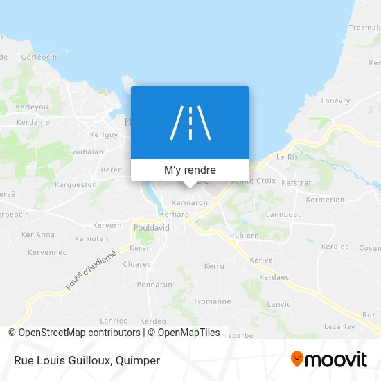 Rue Louis Guilloux plan