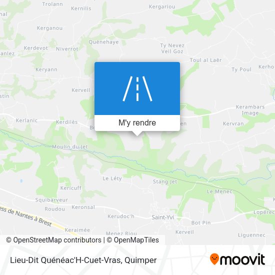 Lieu-Dit Quénéac'H-Cuet-Vras plan