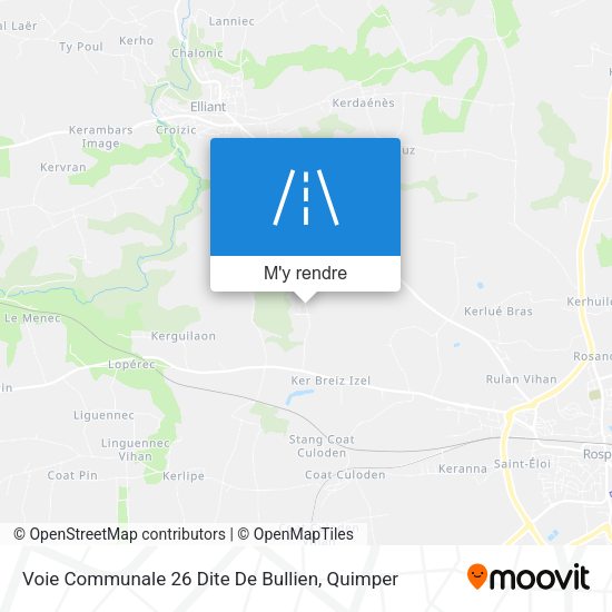 Voie Communale 26 Dite De Bullien plan