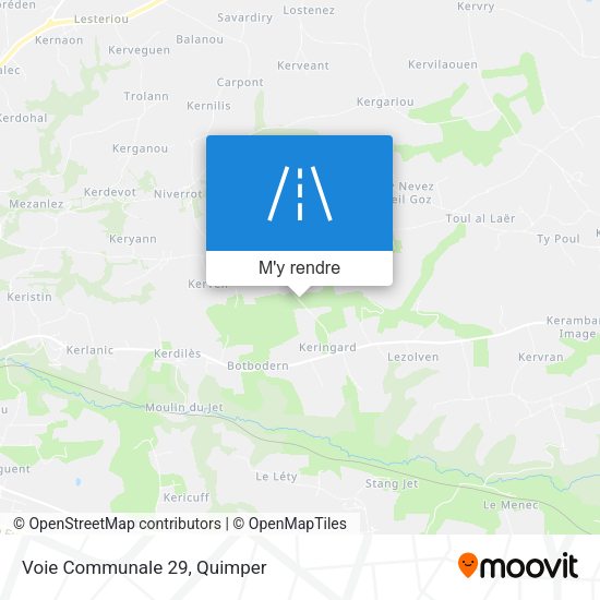 Voie Communale 29 plan