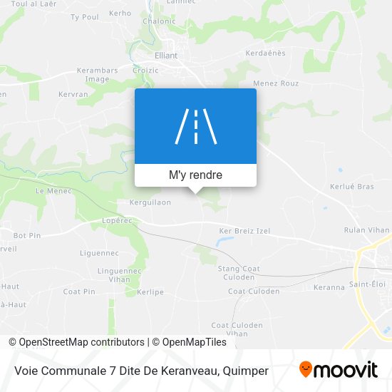 Voie Communale 7 Dite De Keranveau plan