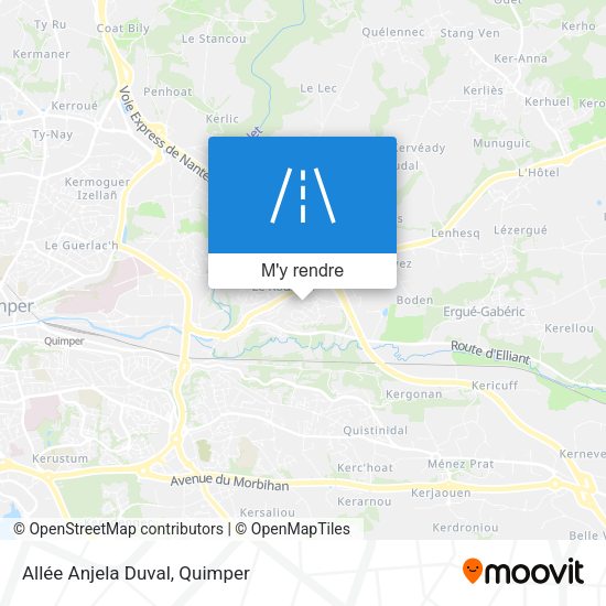 Allée Anjela Duval plan