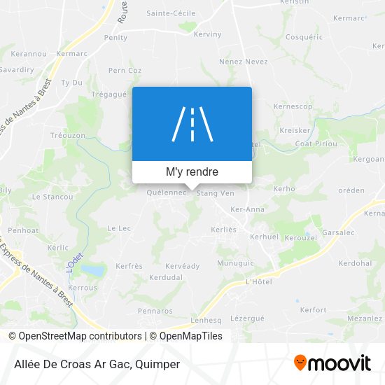 Allée De Croas Ar Gac plan