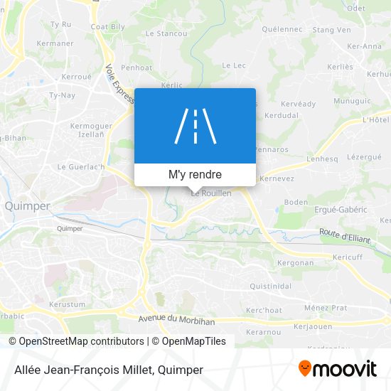 Allée Jean-François Millet plan