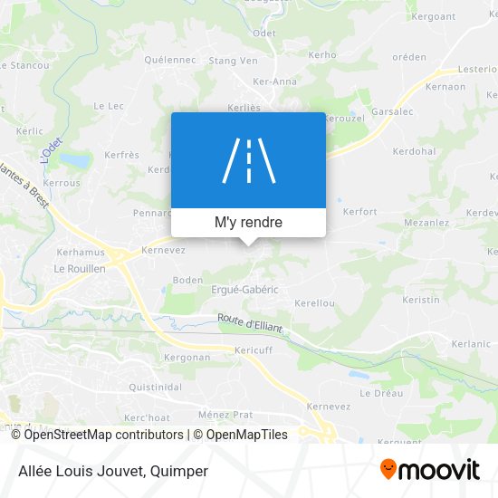 Allée Louis Jouvet plan