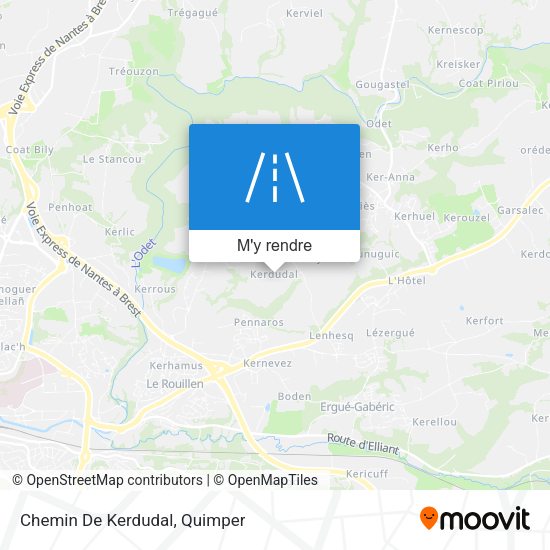 Chemin De Kerdudal plan