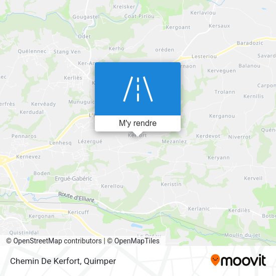 Chemin De Kerfort plan