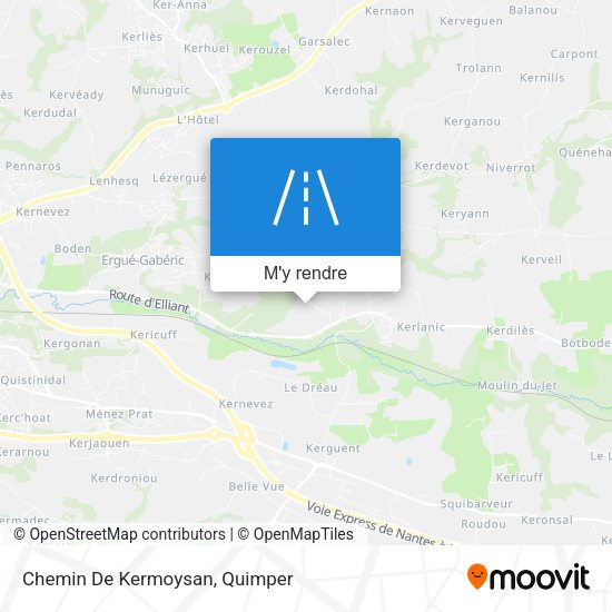 Chemin De Kermoysan plan