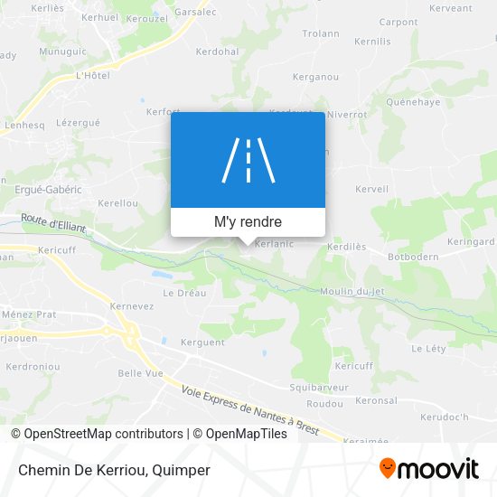 Chemin De Kerriou plan
