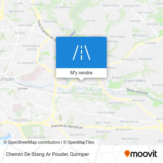 Chemin De Stang Ar Pouder plan
