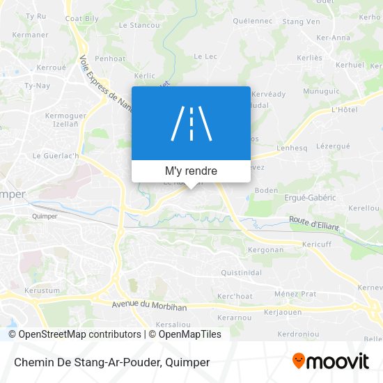 Chemin De Stang-Ar-Pouder plan