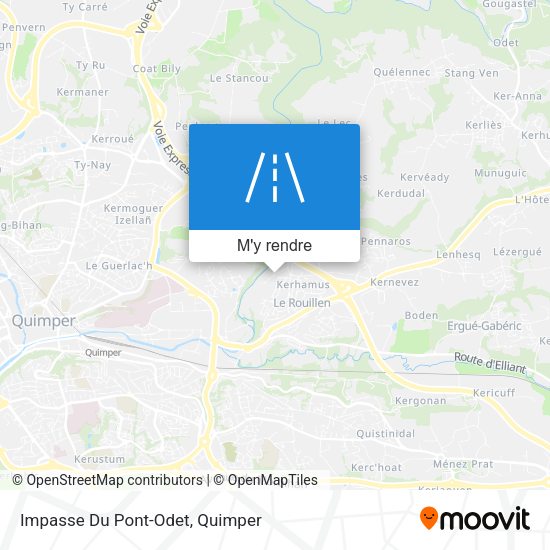 Impasse Du Pont-Odet plan