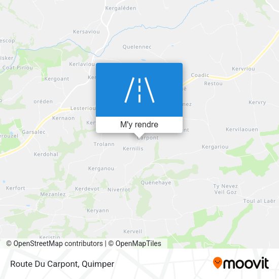 Route Du Carpont plan