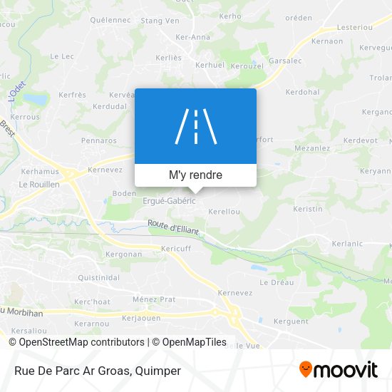 Rue De Parc Ar Groas plan