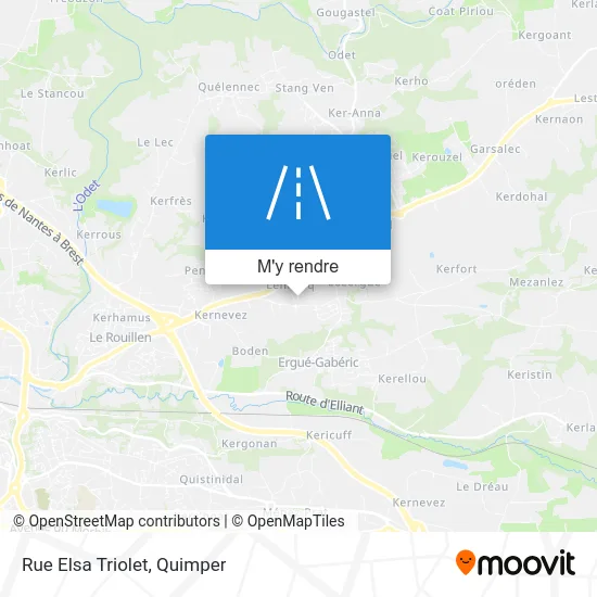 Rue Elsa Triolet plan
