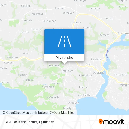 Rue De Kerounous plan