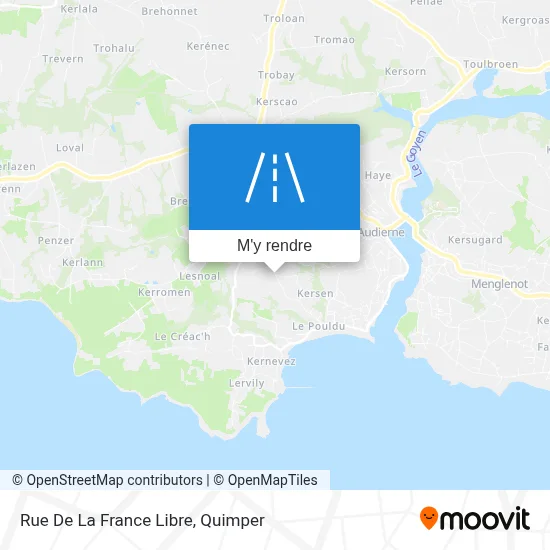 Rue De La France Libre plan