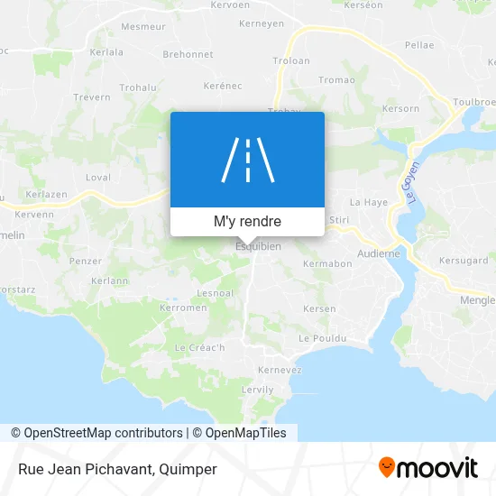 Rue Jean Pichavant plan