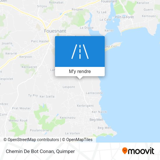Chemin De Bot Conan plan