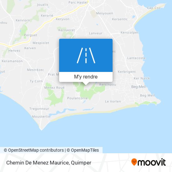 Chemin De Menez Maurice plan