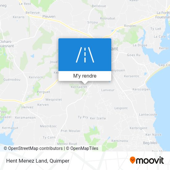 Hent Menez Land plan