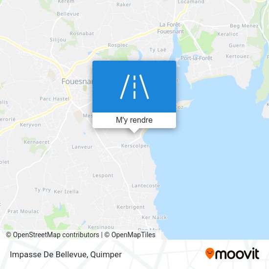 Impasse De Bellevue plan