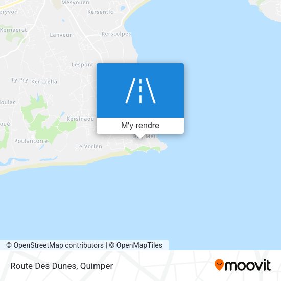 Route Des Dunes plan