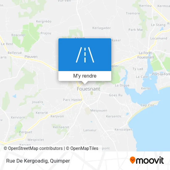 Rue De Kergoadig plan