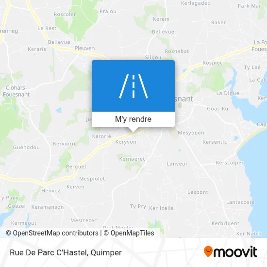 Rue De Parc C'Hastel plan