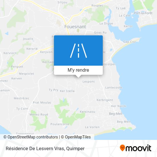 Résidence De Lesvern Vras plan