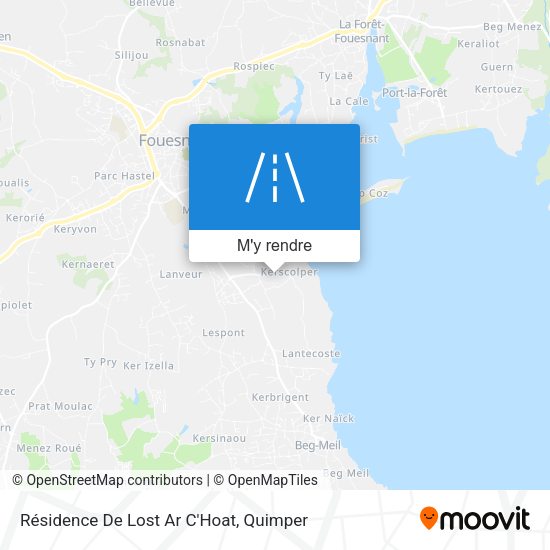 Résidence De Lost Ar C'Hoat plan
