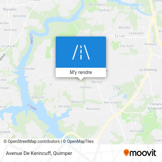 Avenue De Kerincuff plan