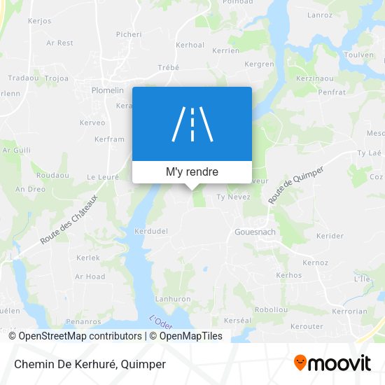 Chemin De Kerhuré plan