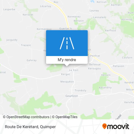 Route De Kerétard plan