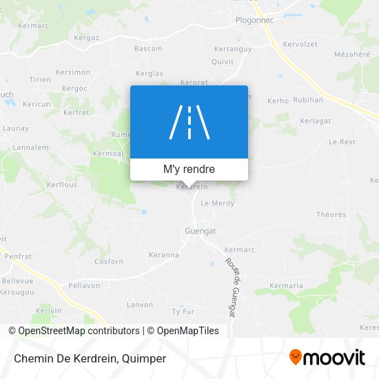 Chemin De Kerdrein plan