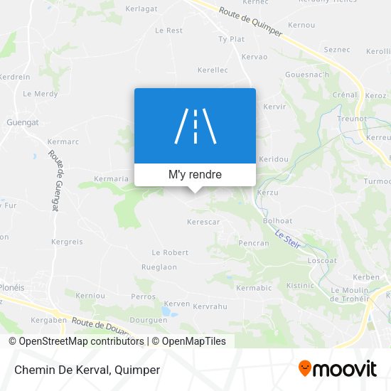 Chemin De Kerval plan