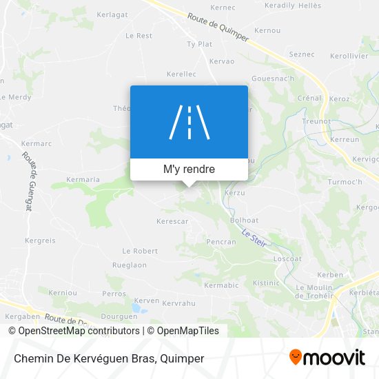 Chemin De Kervéguen Bras plan