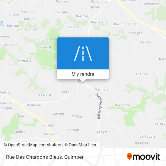 Rue Des Chardons Bleus plan