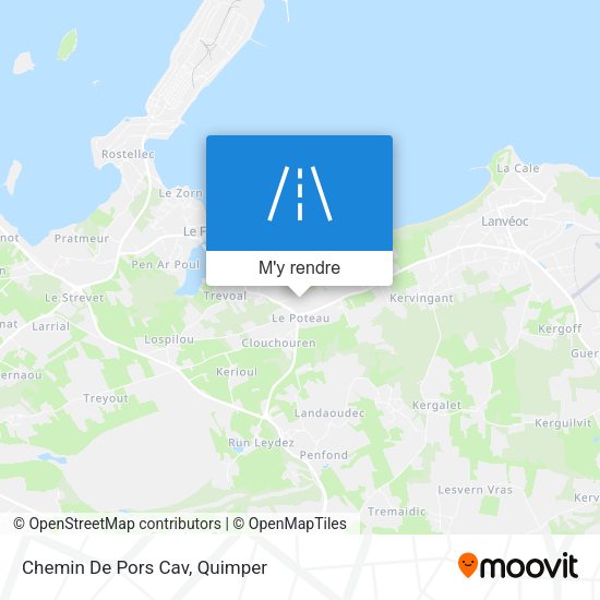 Chemin De Pors Cav plan