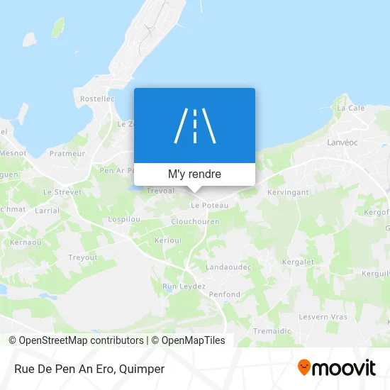 Rue De Pen An Ero plan