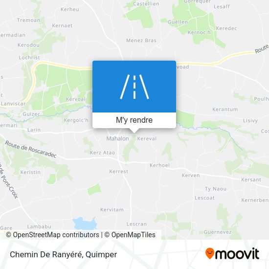 Chemin De Ranyéré plan