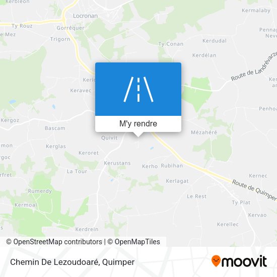 Chemin De Lezoudoaré plan