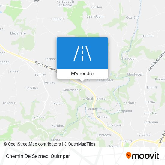Chemin De Seznec plan