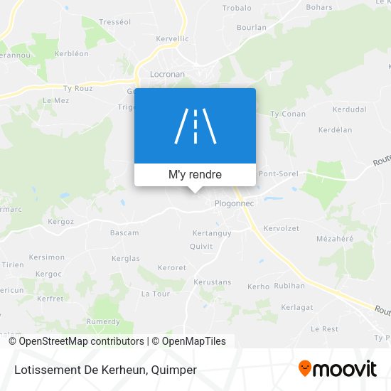 Lotissement De Kerheun plan